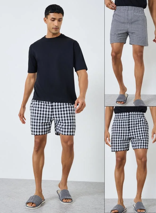 Pack of 2 - Men Woven Boxers